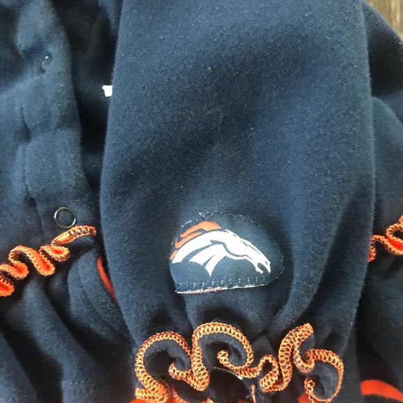 NFL "I LOVE My BRONCOS" Baby Girl One Piece - Picture 6 of 8